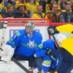 Horák pochytal bezmála 60 střel Švédů, Švýcarsko je před Českem