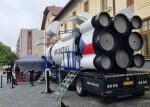 Model vesmírného raketoplánu SpaceBuzz putuje po Plzeňském kraji